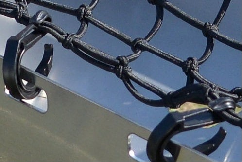 TIGHTJAPAN サイド ストレージ ボックス 【 ステンレス 】 専用ネット付 タイトジャパン純正 MAXトレーラー 0704-22