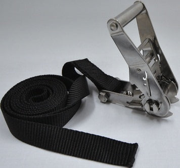 0716-16 No Hook Stainless Steel Ratchet Tie Down TIGHTJAPAN Genuine Luggage  Fixing Load Tightening Belt