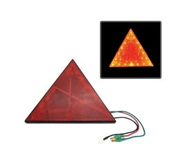 SMD LED reflector 18 chips 1105-02 triangular reflector TIGHT JAPAN MAX trailer trailer parts lights triangle reflector