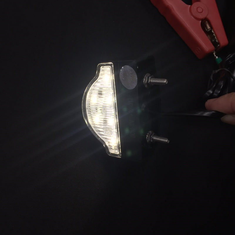 TIGHTJAPAN License Lamp 6 LED Lights Number Light Trailer Parts Boat Trailer 1213-02