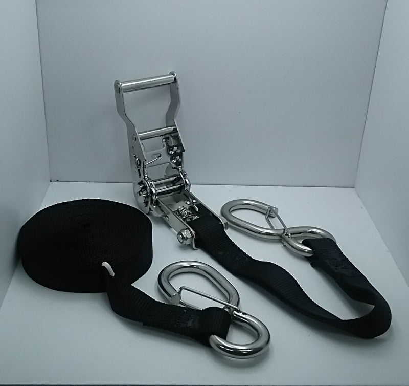1935BKT Tie Down Belt with Stopper Stainless Steel Trailer Parts Lashing Boat Trailer