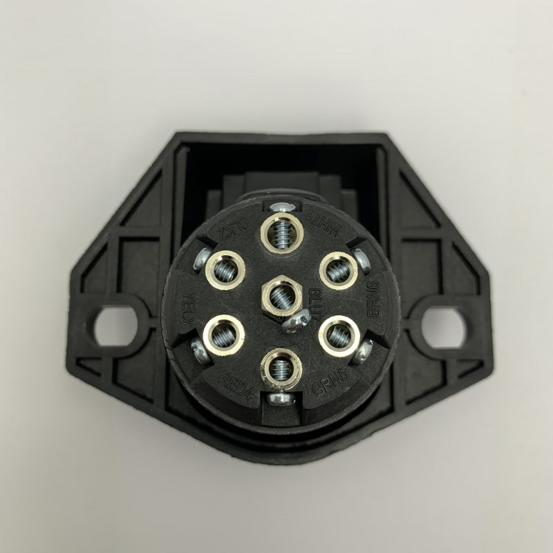 Electrical Wiring 7 Pin Connector Car Side Wiring Socket Made of Reinforced Plastic 201-02P Trailer Tight Japan Solex Tag Master