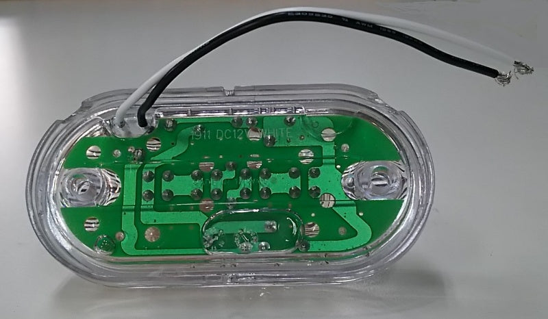 LED 4灯 バックランプ サイドマーカー ランプ ホワイト 車幅灯216202 ナンバー灯 牽引車 トレーラー 台車 灯火類