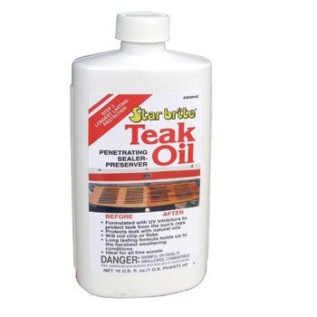 Teak oil 473ml boat ship watercraft paint repair maintenance