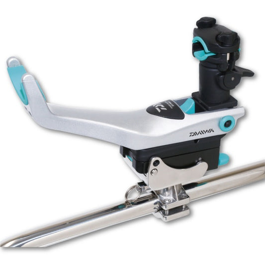 Boat power holder haste rail pedestal