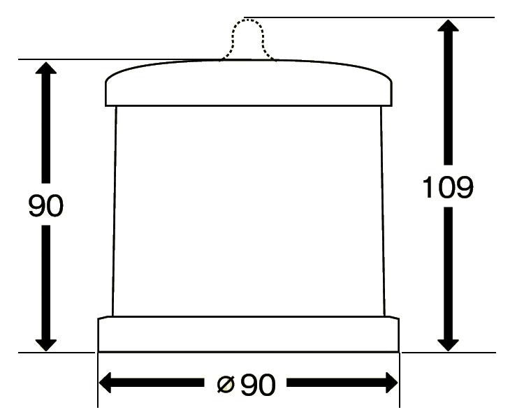 Navigation Light Class 2 Red Light 24V (Signal Light) Koito Seisakusho KOITO New Standard Applicable Product