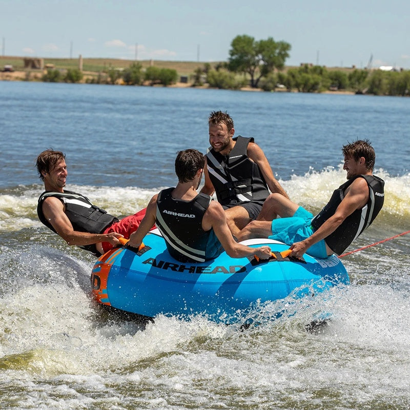 【プレゼント付き】AIRHEAD エアーヘッド BIGBERTHA ビッグバーサ 4名 43067大型 ウォータートーイ バナナボート トーイングチューブ ゴムボート