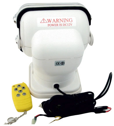 Waterproof remote control searchlight Wireless and easy remote control without cables Remote control possible Small boats Pleasure boats