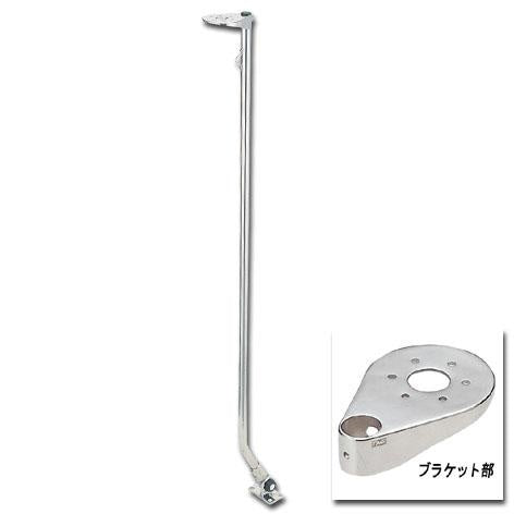 1 open deck mast for navigation lights
