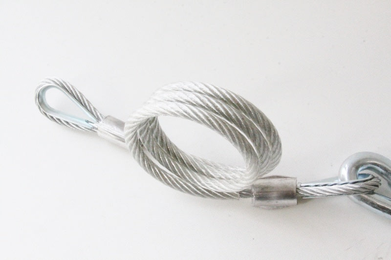 Safety Cable with Stopper Set of 2 57-7575 Safety Wire Trailer Parts Boat Trailer