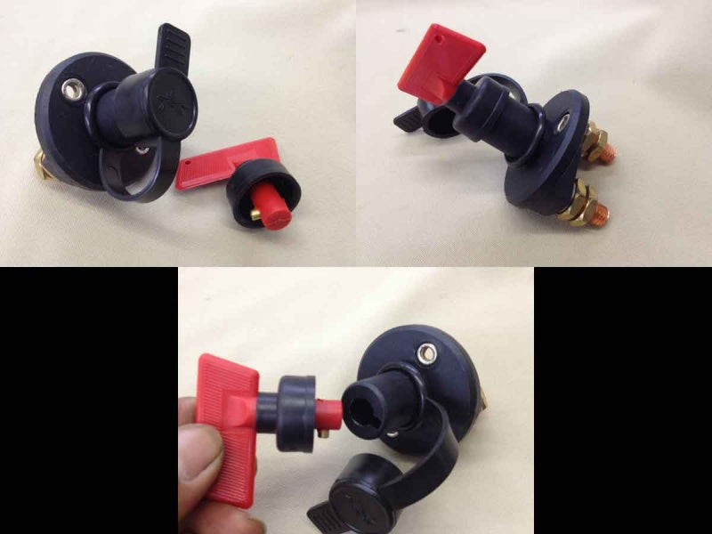 バッテリースイッチ 最大容量300Amp 【バッテリー電源の供給 ・ 遮断に!】