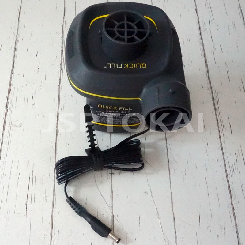 INTEX Quick-Fill 電動エアーポンプ 66631 空気入れ バナナボート ゴムボート チューブ 浮き輪 プール【シガーライター】【100Vコンセント】