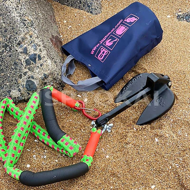 PEコート アンカー 4.5kg レスキューアンカーロープ ・バッグ セット ダンフォース型 972531-S