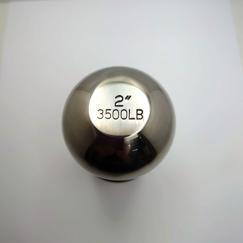 ステンレス製 2インチ ヒッチボール【 シャフト径19mm 】3500LBS ヒッチメンバー 牽引 Stainless トレーラー部品 バイク ジェット 999121