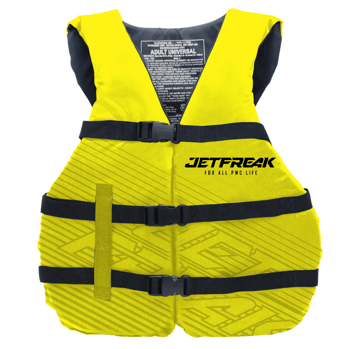 JETFREAK ライフジャケット BATTEREFLY VEST 簡易タイプ ジェットスキー 水上バイク 救命胴衣 ブラック FLV-2203