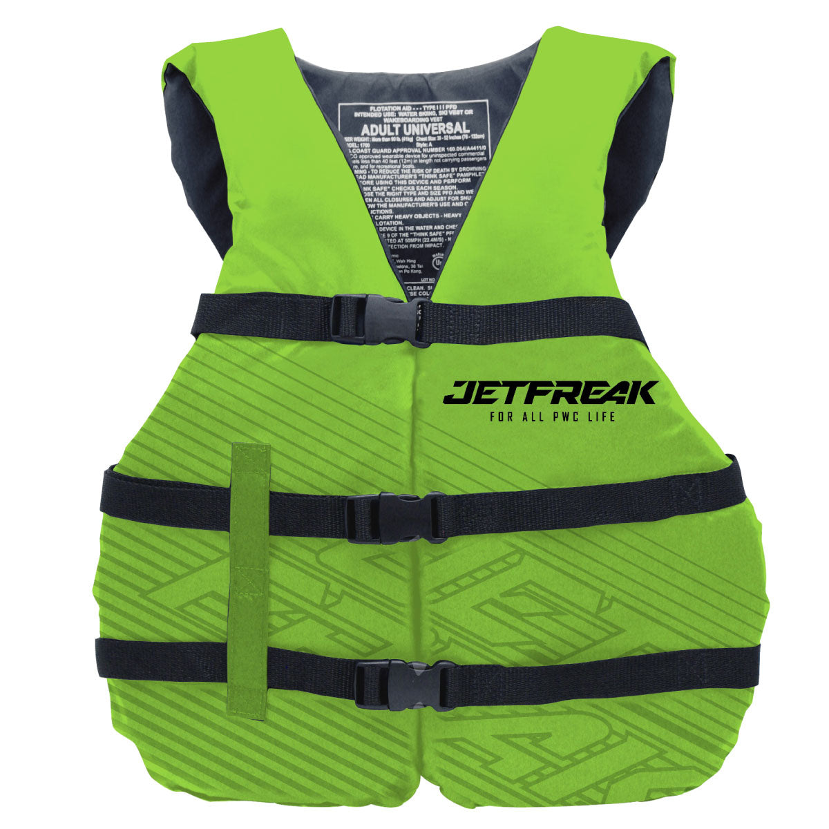 JETFREAK ライフジャケット BATTEREFLY VEST 簡易タイプ ジェットスキー 水上バイク 救命胴衣 ブラック FLV-2203