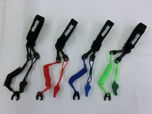 アトランティス ATLANTIS リストバンド ランヤード 【ホイッスル付】 KAWASAKI カワサキ 用 テザーコード カールコード キルスイッチコード A210PFW