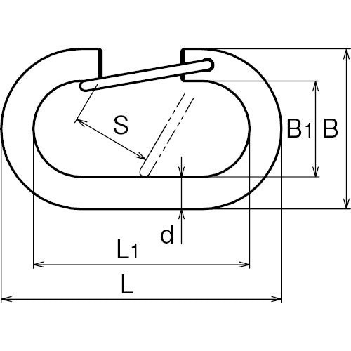 Spring link stainless steel 10mm SUS304 Asano Metal Industry Co., Ltd. ASANO