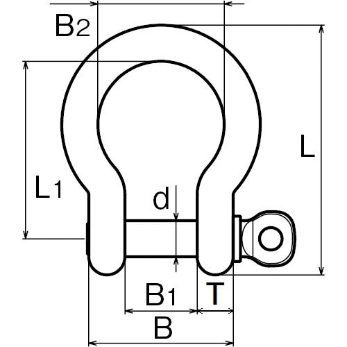 Otafuku Shackle 8mm SCS13 Asano Metal Industry Co., Ltd. ASANO