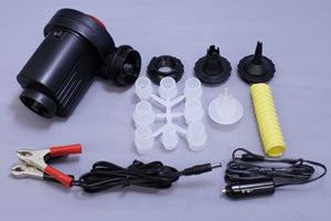 パワフルエアーポンプ 空気入れ バナナボート ゴムボート チューブ 浮き輪 ポンプ プール 海水浴 アウトドア