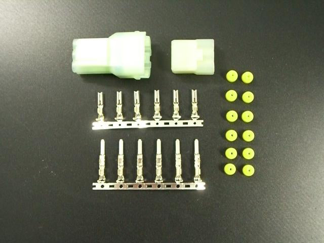 防水カプラー 【 6ピン 】 JL2716 配線 配線パーツ コネクター 防水 ジェットスキー 水上バイク マリンジェット