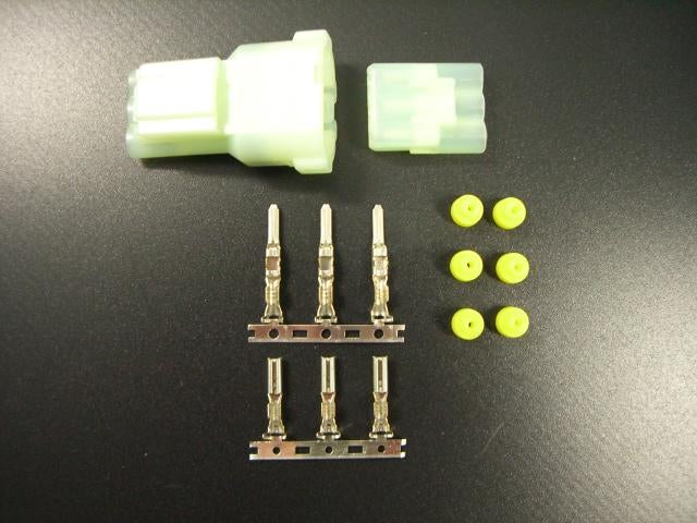 防水カプラー 【 3ピン 】 JL2713Y 配線 配線パーツ コネクター 防水 ジェットスキー 水上バイク マリンジェット