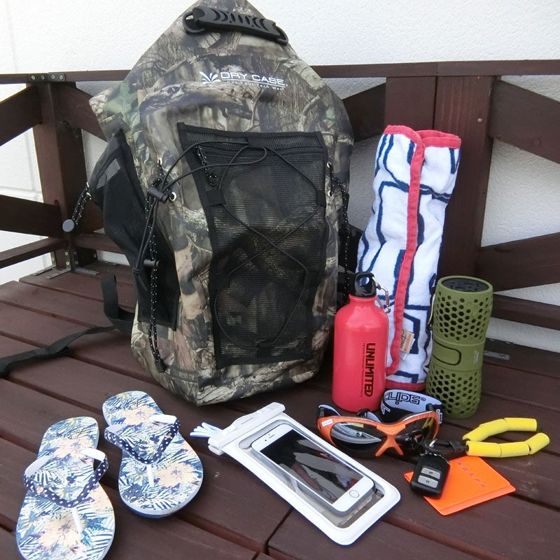 【SALE】DRYCASE ドライケースバックパック 簡易防水 3ロール デイバッグ アウトドア ツーリング アメリカブランド BAG カバン 鞄 リュック リュックサック