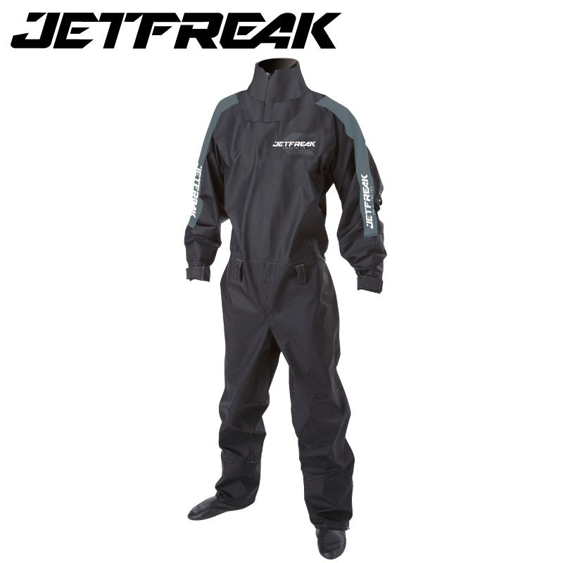 JETFREAK ドライスーツ ソックスタイプ バックファスナー 完全防水 ボート ヨット ファブリックドライスーツ