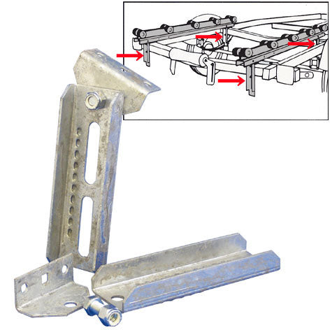 26450 ローラーバンク用取り付けブラケット26449用 トレーラーパーツ バンクブラケット.