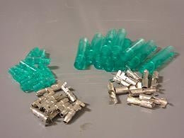JL7080 Wiring bullet set, male and female, 10 each, bullet terminals, electrical wiring, wiring parts, jet ski, watercraft, watercraft