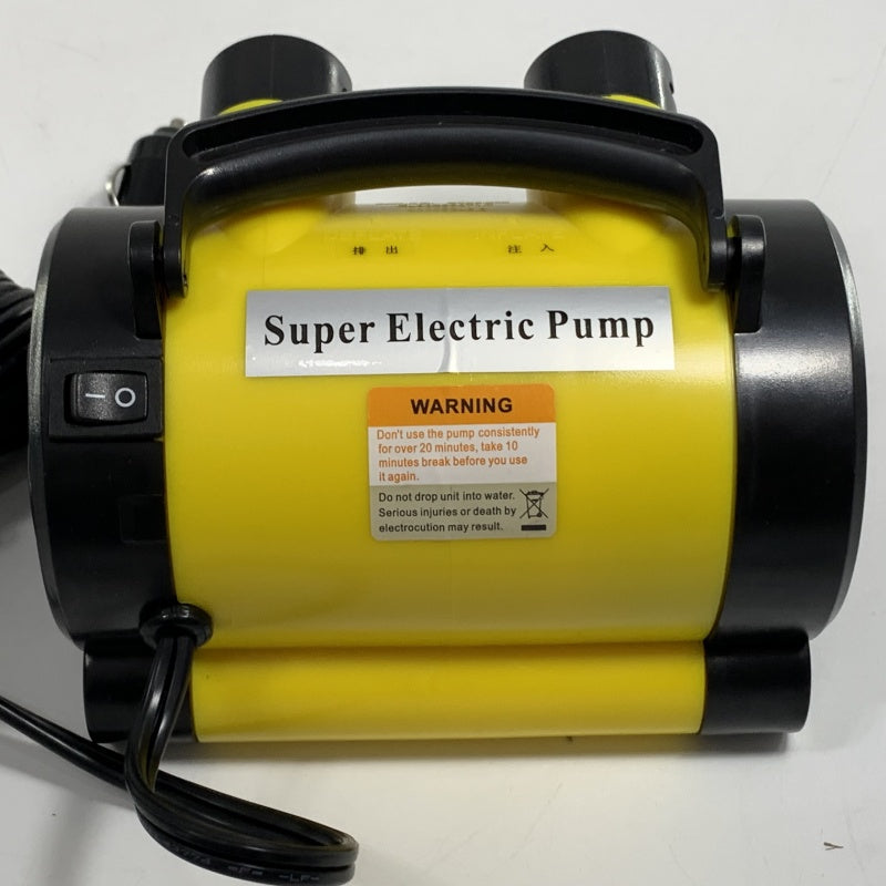 Electric Air Pump Inflator Banana Boat Rubber Boat Tube Float Pool Cigarette Lighter 100V Outlet Home Outdoor Use