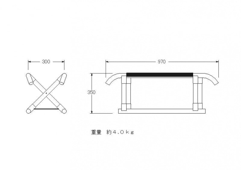 J-333SX アルミビーチスタンド シングル用 J-333SX PWCスタンド ジェットスタンド 水上バイク 水上スキー jetski  【直送商品】