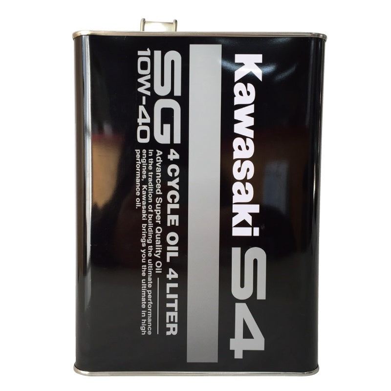 KAWASAKI カワサキ 純正品 JETSKI ジェットスキー 4サイクル オイル 【 S4 】 SG10W-40 4L缶 x 6本入 ケース エンジンオイル J0146-0012