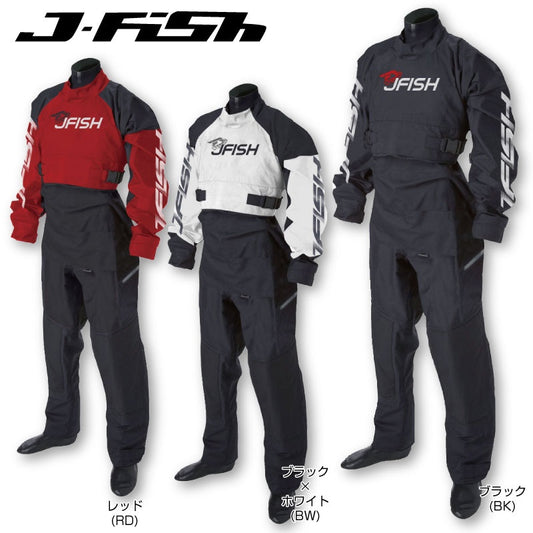 J-FISH ジェイフィッシュ ドライスーツ ソックス 胸ファスナー 完全防水 JDS-421