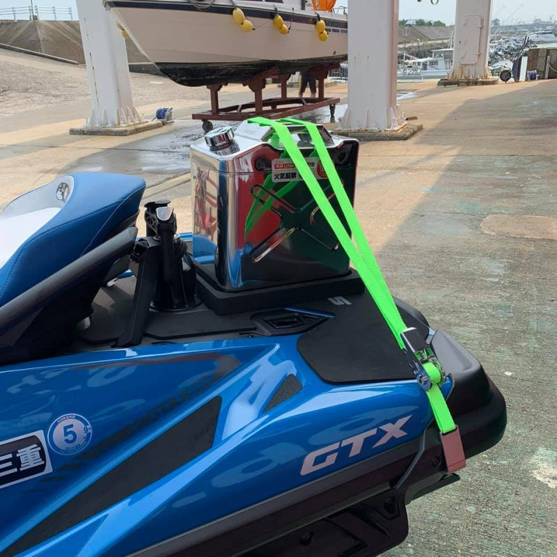 ガソリン携行缶 キャリーセット ガソリン缶セット リアデッキ 20L JL15101-SET-20 ツーリング YAMAHA Kawasaki SEADOO