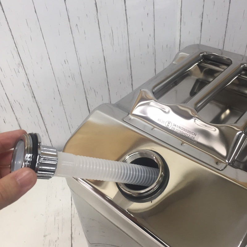 Stainless steel portable can nozzle hose for JLS-20 / JLS-25