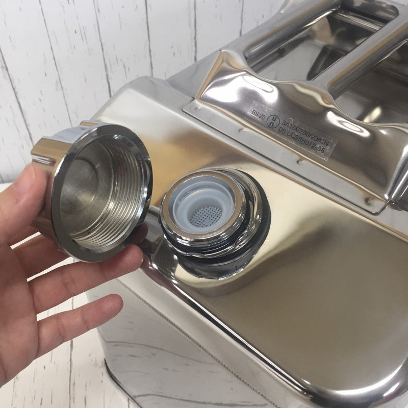 Stainless Steel Portable Can 20L JLS-20 Vertical Gasoline Fire Service Law Compliant JL15006-20 Small Boat Pleasure Boat Jet Ski Watercraft Leisure