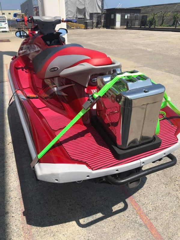 ガソリン携行缶 キャリーセット ガソリン缶セット リアデッキ 20L JL15101-SET-20 ツーリング YAMAHA Kawasaki SEADOO