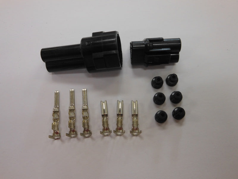 防水カプラー 【 3ピン 】 JL2713B 配線 パーツ コネクター ブラック 防水 ジェットスキー 水上バイク マリンジェット 3pin