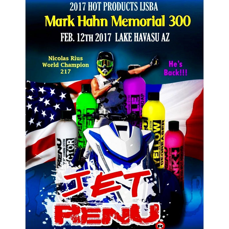 JET RENU All Purpose Cleaner GREEN Jet Renu Watercraft Jet Ski Boat Detergent Cleaner Boat Motorcycle Boat Made in America