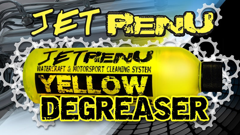 JETRENU Oil Cleaner Oil Stain Degreaser YELLOW JETRENU Personal Watercraft Jet Ski Watercraft Boat Ship Motorcycle Boat Cleaner JR-1011