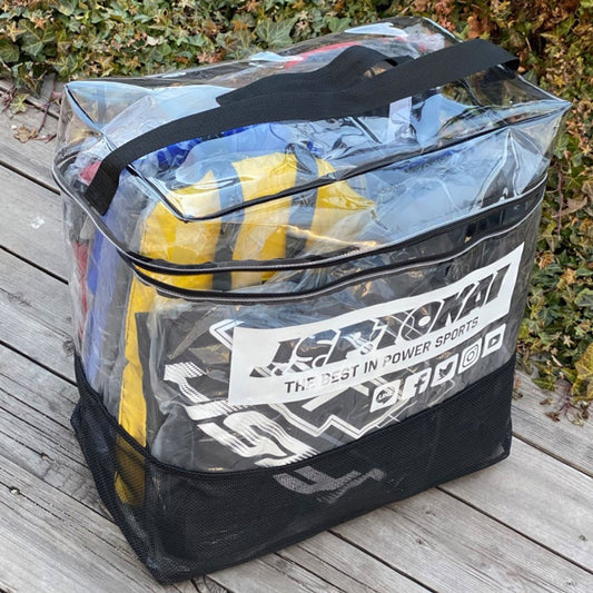 【JSPTOKAIオリジナル】 クリアラージバッグ 56リットル 透明 収納力大 ライフジャケット ビーチバッグ BAG 鞄 マリンスポーツ アウトドア  カバン