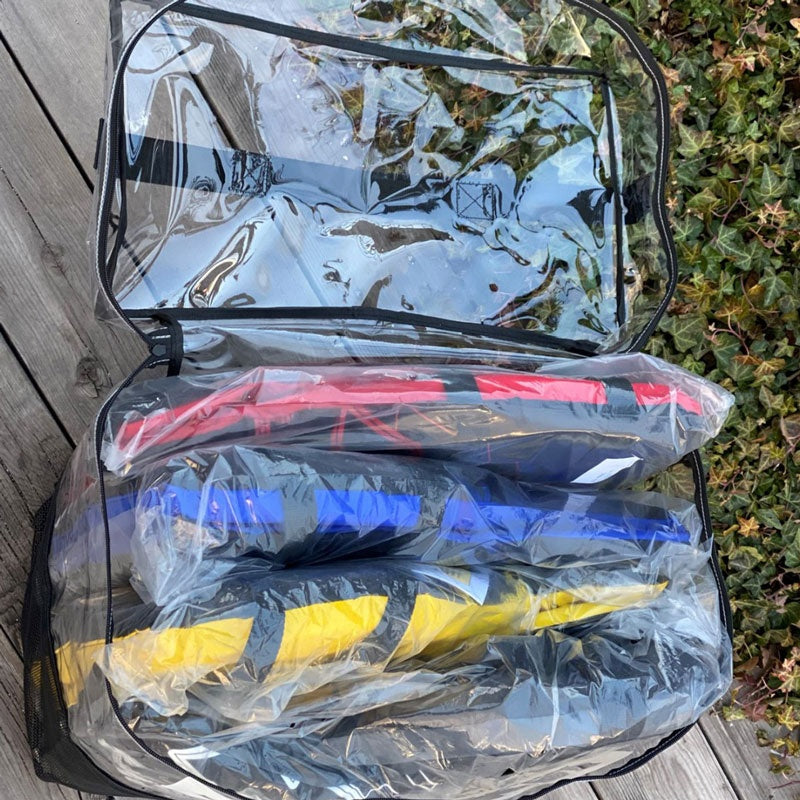 【JSPTOKAIオリジナル】 クリアラージバッグ 56リットル 透明 収納力大 ライフジャケット ビーチバッグ BAG 鞄 マリンスポーツ アウトドア  カバン