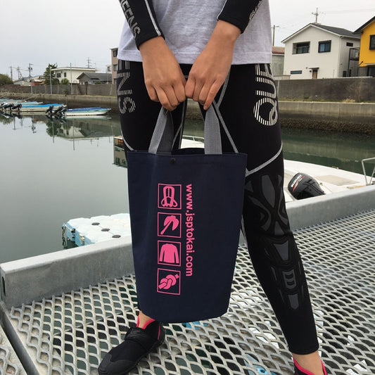 JSPTOKAIオリジナル アンカーバッグ 海水浴 収納 海 川 係船ロープ