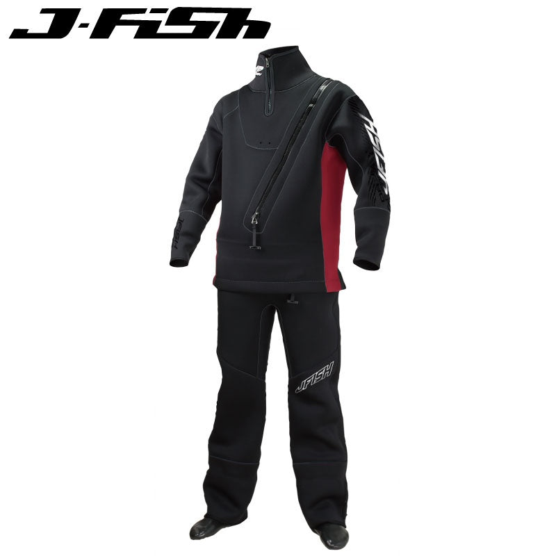 J-FISH ジェイフィッシュ ウエットドライスーツ ソックスタイプ ネオプレーンシール ジェットスキー ウエイクボード 冬用 ウエットスーツ JWD-402