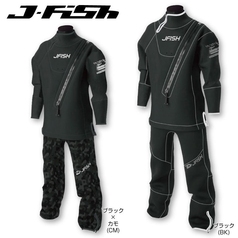 J-FISH ウエットドライスーツ アンクルタイプ ネオプレーンシール 冬用 ウエットスーツ JWD-426