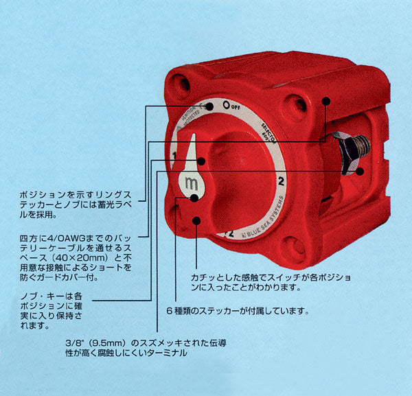 バッテリー スイッチ MINI 【キースイッチタイプ】.