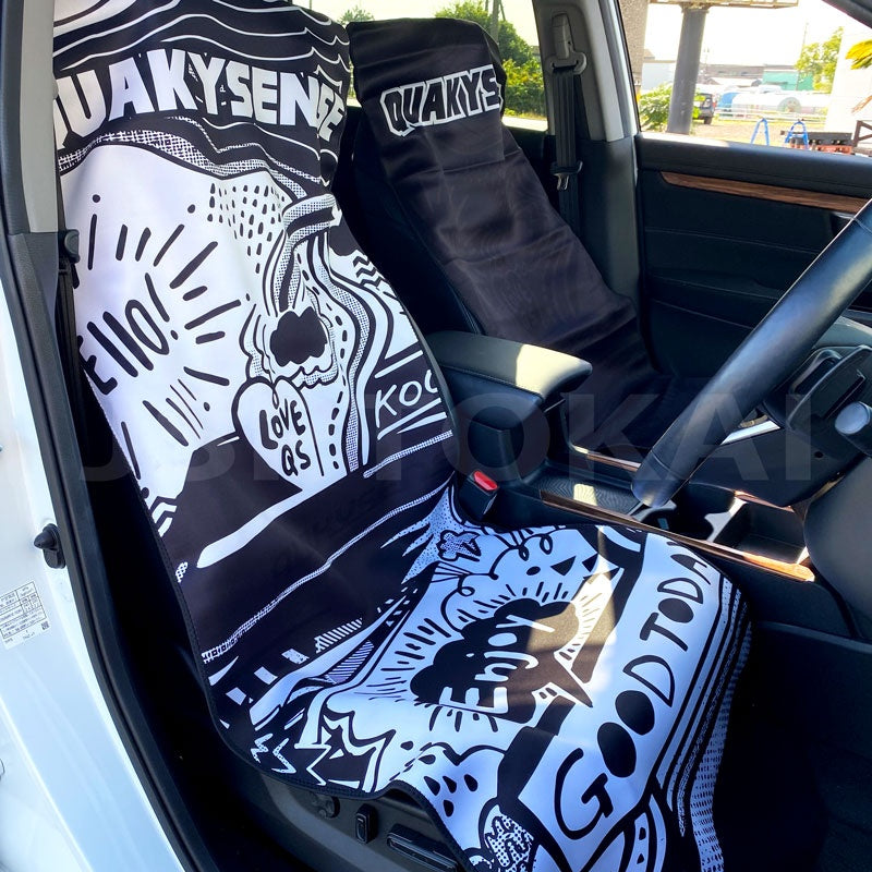 【SALE】クエーキーセンス 自動車 YOLOマルチマット カーシートカバー  ウエット素材 座席カバー アウトドア  スノボ