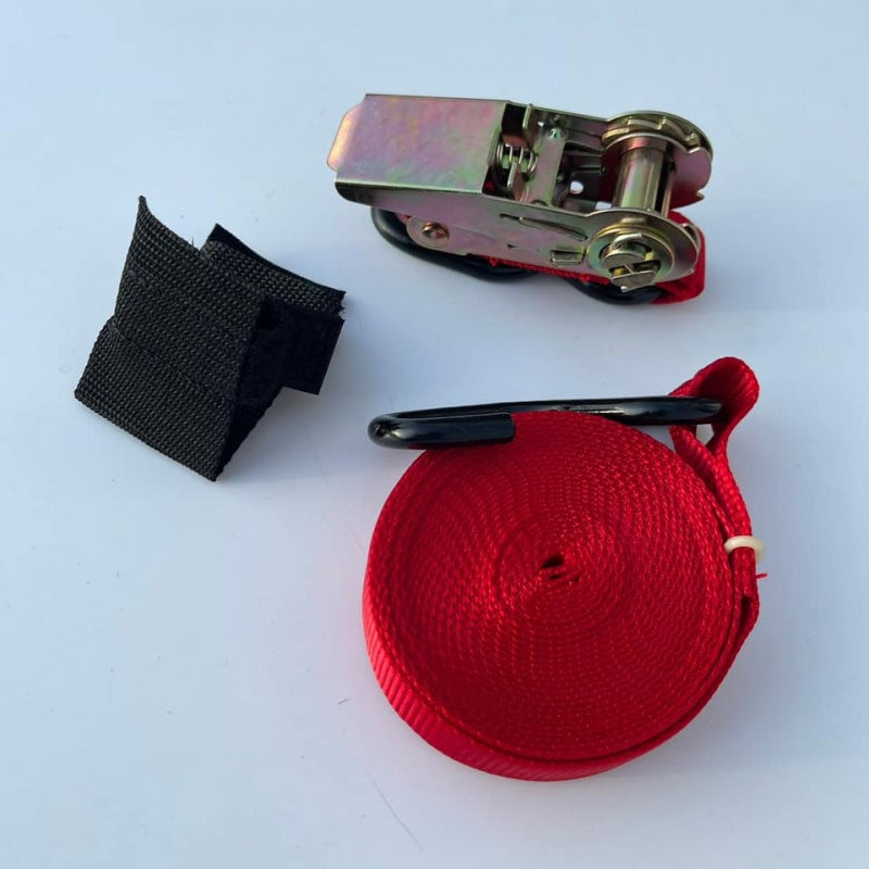 STD Tie Down Belt with Protector Steel Lashing N42026 Fixed Trailer Parts Boat Trailer