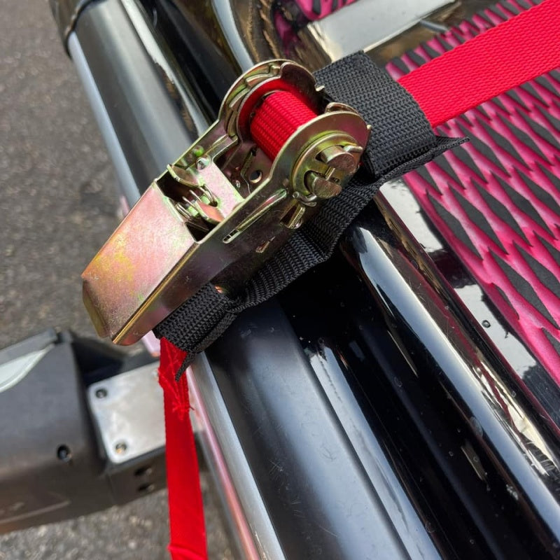 STD Tie Down Belt with Protector Steel Lashing N42026 Fixed Trailer Parts Boat Trailer